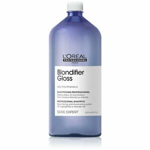 L’Oréal Professionnel Serie Expert Blondifier megszépítő és regeneráló sampon szőkített, melírozott, hideg szőke hajra 1500 ml kép