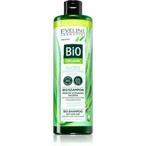 Eveline Cosmetics Bio Organic Natural Aloe Vera hajhullás elleni sampon aloe verával 400 ml kép