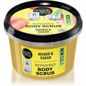 Organic Shop Mango & Sugar testpeeling a selymes bőrért 250 ml kép