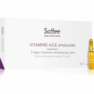 Saffee Advanced Vitamins A.C.E. Ampoules ampulla – 7 napos intenzív kezelés A, C és E vitaminnal 7x2 ml kép