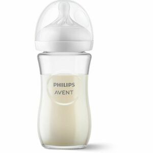 Philips Avent Natural Response Glass cumisüveg 1 m+ 240 ml kép