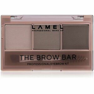 LAMEL BASIC The Brow Bar paletta a szemöldök sminkeléséhez kefével #401 4, 5 g kép
