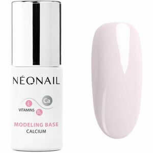 NEONAIL Modeling Base Calcium bázis lakk zselés műkörömhöz kalciummal árnyalat Basic Pink 7, 2 ml kép