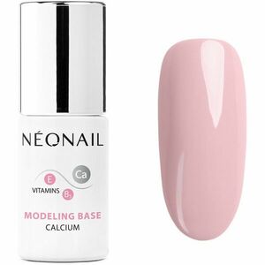 NeoNail Modeling Base Calcium bázis lakk zselés műkörömhöz kalciummal árnyalat Neutral Pink 7, 2 ml kép