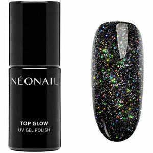 NeoNail Top Glow fedőlakk UV/LED-es lámpákhoz árnyalat Multicolor Holo 7, 2 ml kép