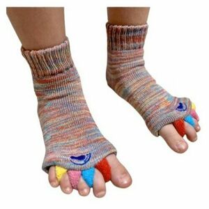 Multicolor gyerek lábujj elválasztó zokni, méret 31-34 kép
