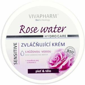 VIVACO Vivapharm Rose Water Zvláčňující krém s růžovou vodou 200 ml kép