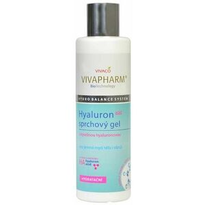 VIVACO Vivapharm Sprchový gel s kyselinou hyaluronovou pro mytí těla i vlasů 200 ml kép