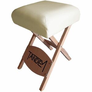 Tandem összecsukható szék masszázságyhoz Szín: krém kép