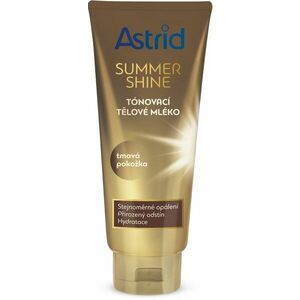 ASTRID Summer Shine Tonizáló testápoló sötét bőrre 200 ml kép