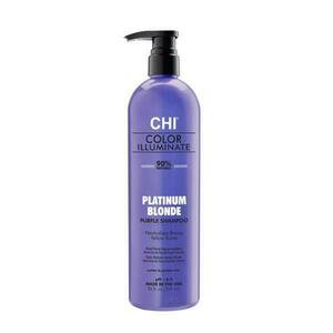 Színező/Árnyalatosító Sampon Szőke Hajra - CHI Farouk Platinum Blonde Purple Shampoo, 355 ml kép