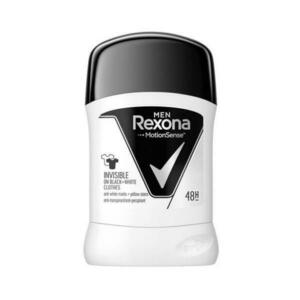 Izzadásgátló Dezodor Stick, Férfi - Rexona MotionSense Invisble Black&White 48h, 50ml kép