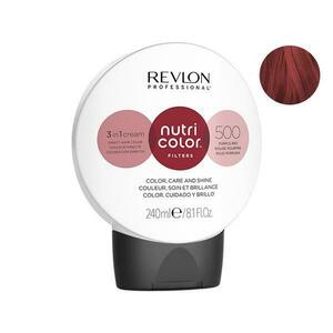 Színárnyalatosító - Revlon Professional Nutri Color Filters árnyalata 500 Purple Red, 240 ml kép