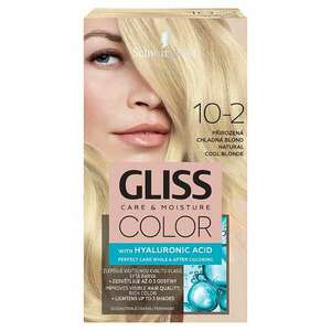 Schwarzkopf Gliss Color tartós hajfesték 10-2 Természetes hűvös szőke kép
