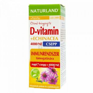 Naturland D-vitamin 4000 NE +Echinacea étrend-kiegészítő csepp 30 ml kép