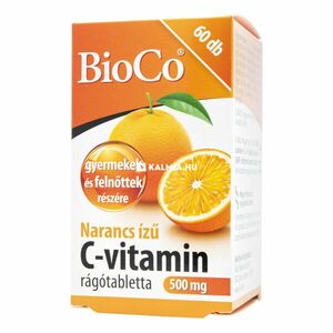 BioCo C-vitamin 500 mg narancs ízű rágótabletta 60 db kép