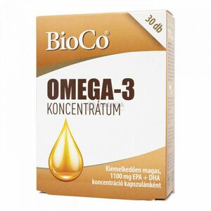 BioCo Omega-3 koncentrátum kapszula 30 db kép