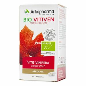 Arkocaps bio vitiven vörösszőlő kapszula 45 db kép