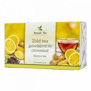 Mecsek Gyömbér-citrom zöld filteres tea 20 x 2 g kép