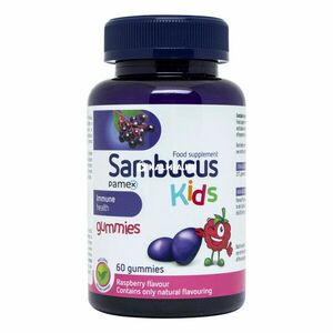 Sambucus kids málna ízű gumivitamin 60 db kép