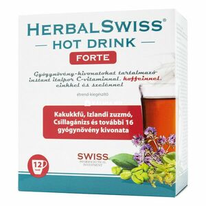 Herbal Swiss Hot Drink Forte italpor 12 db kép