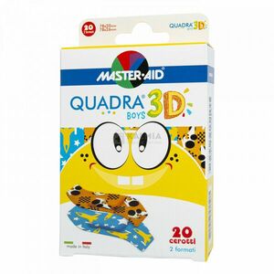 Master-Aid Quadra 3D boys sebtapasz 20 db kép