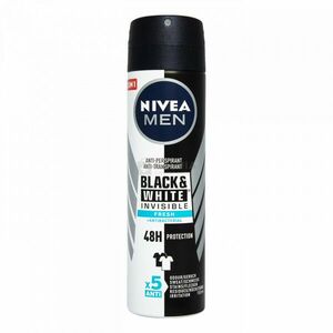 Nivea Men Black & White Invisible Fresh deo spray 150 ml kép