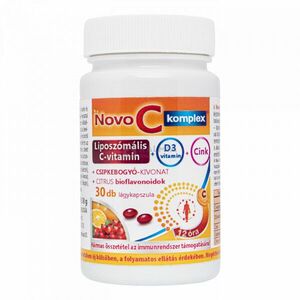 Novo C Komplex liposzómás C-vitamin +D3-vitamin +Cink kapszula 30 db kép