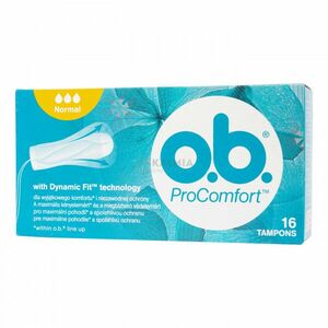 O.b. Procomfort normál egészségügyi tampon 16 db kép