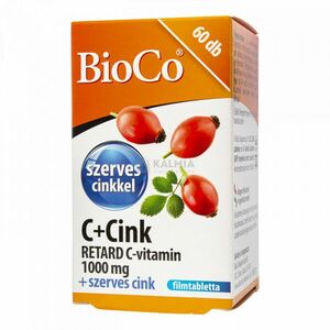 BioCo C+Cink retard C-vitamin 1000 mg filmtabletta 60 db kép