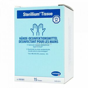Sterillium kézfertőtlenítő kendő 15 db kép