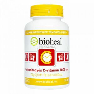 Bioheal C-vitamin 1000 mg Csipkebogyóval filmtabletta 70 db kép