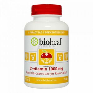 Bioheal C-vitamin 1000 mg acerola cseresznye kivonattal filmtabletta 70 db kép