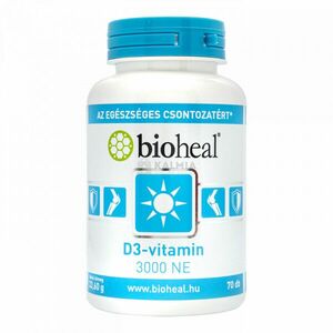 Bioheal D3-vitamin 3000NE lágyzselatin kapszula 70 db kép