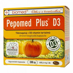 Biomed Pepomed Plus D3 étrend-kiegészítő kapszula 100 db kép