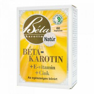 Dr. Chen Béta-Karotin +E-vitamin +Cink kapszula 60 db kép