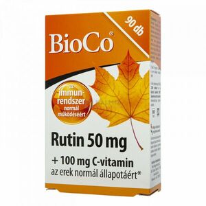 BioCo Rutin 50 mg +C-vitamin 100 mg tabletta 90 db kép