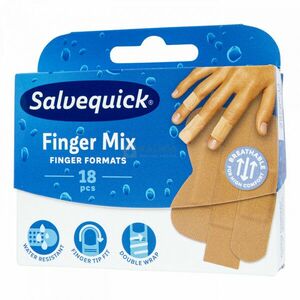 Salvequick Finger mix sebtapasz többféle méretben 18 db kép