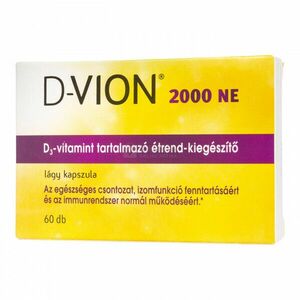 D-Vion 2000NE D3-vitamin étrend-kiegészítő kapszula 60 db kép