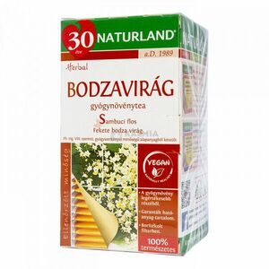 Naturland Bodzavirág filteres tea 25 x 1 g kép