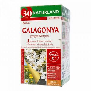 Naturland Galagonya gyógynövénytea 20 db kép