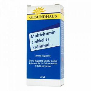 Gesundhaus Multivitamin Zn Króm tabletta 30 db kép