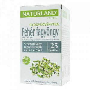 Naturland Fehér fagyöngy filteres tea 25 db kép