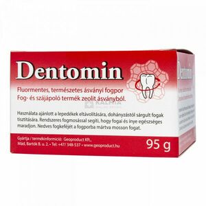 Dentomin Fluormentes természetes ásványi fogpor 95 g kép