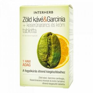 Interherb zöld kávé + garcinia tabletta 60 db kép