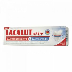 Lacalut Aktiv Gum Protection & Gentle White fogkrém 75 ml kép