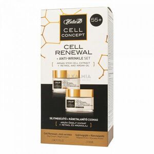 Helia-D Cell Concept Sejtmegújító +Ránctalanító arckrém 55+ 50+50 ml (ajándék csomag) kép