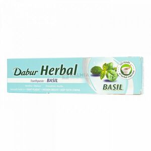 Dabur gyógynövényes fogkrém bazsalikommal 100 ml kép