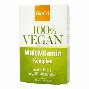 BioCo 100% vegan multivitamin komplex 30 db kép