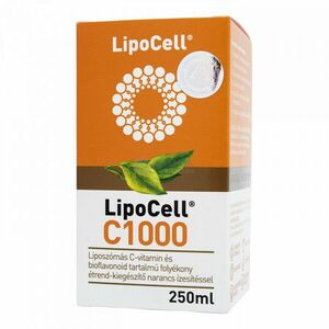 LipoCell C1000 liposzómás C-vitamin narancs ízben 250 ml kép